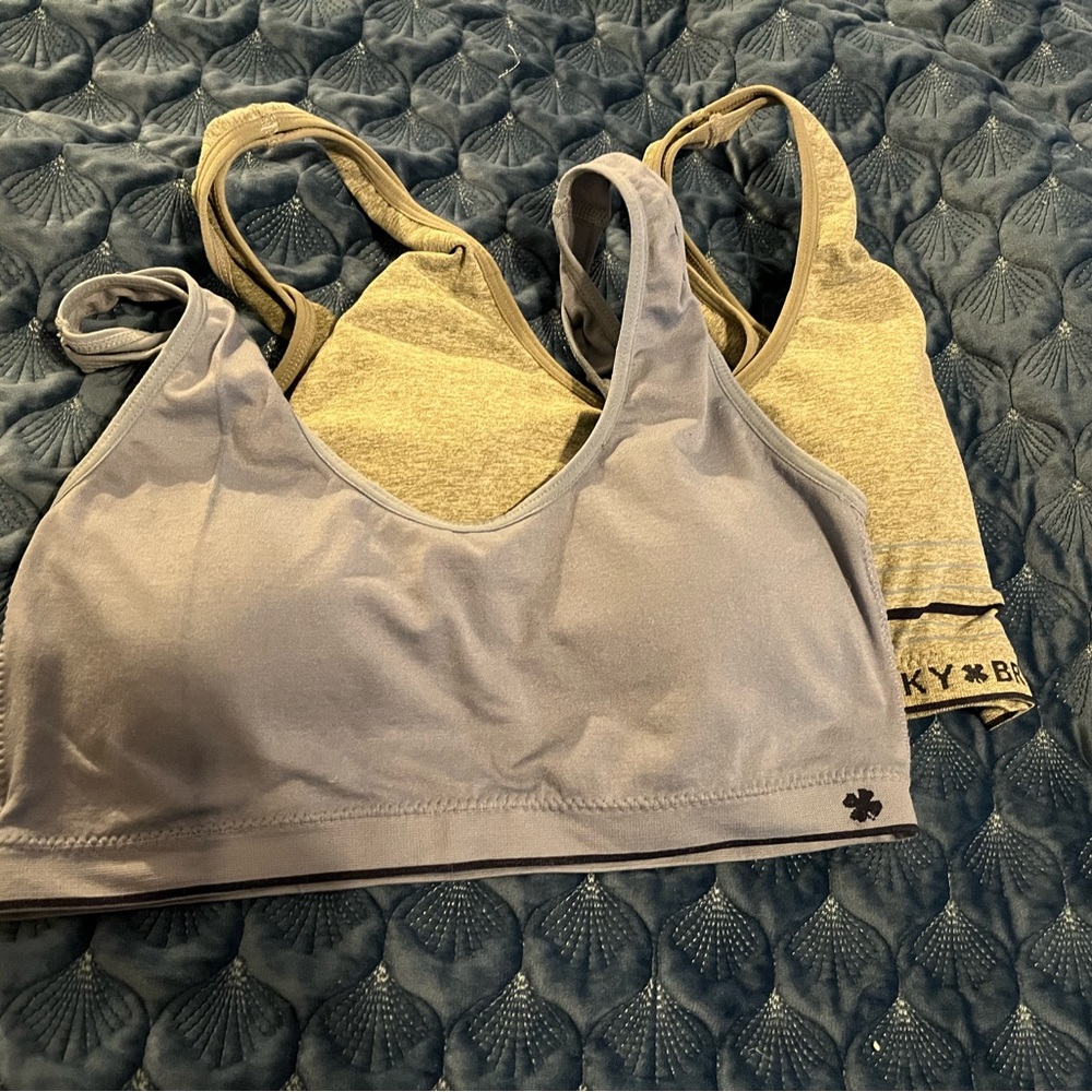 2 Lucky Brand size large sports bras